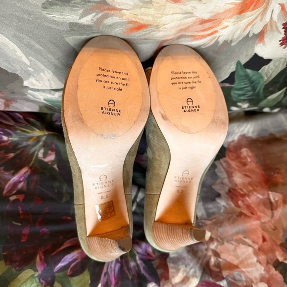 Etienne Aigner Simone Peep-Toe Bootie - Size 8.5 - Picture 5 of 5